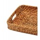 Bandeja 29cm Por 22cm Retangular Em Rattan